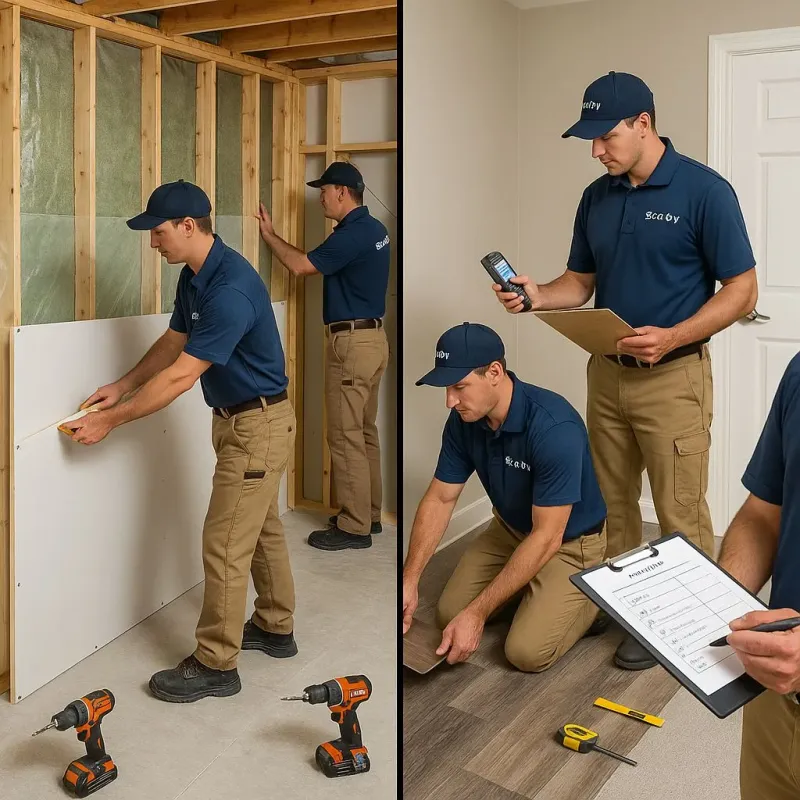 Repairs and Reconstruction process in Hawarden, IA